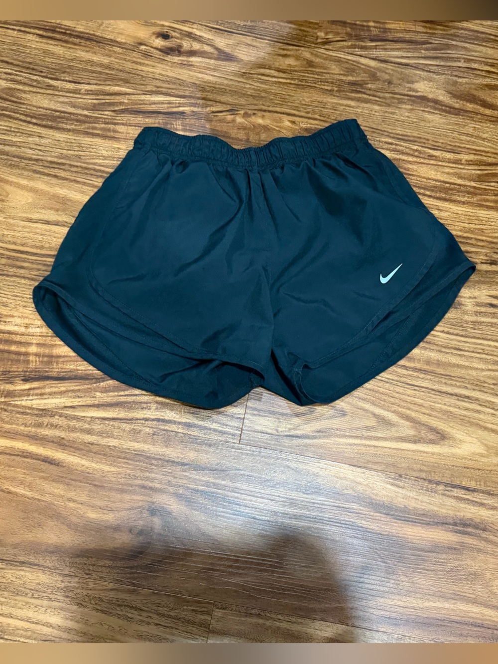 Nike Women’s Black Athletic Running Shorts with Swoosh